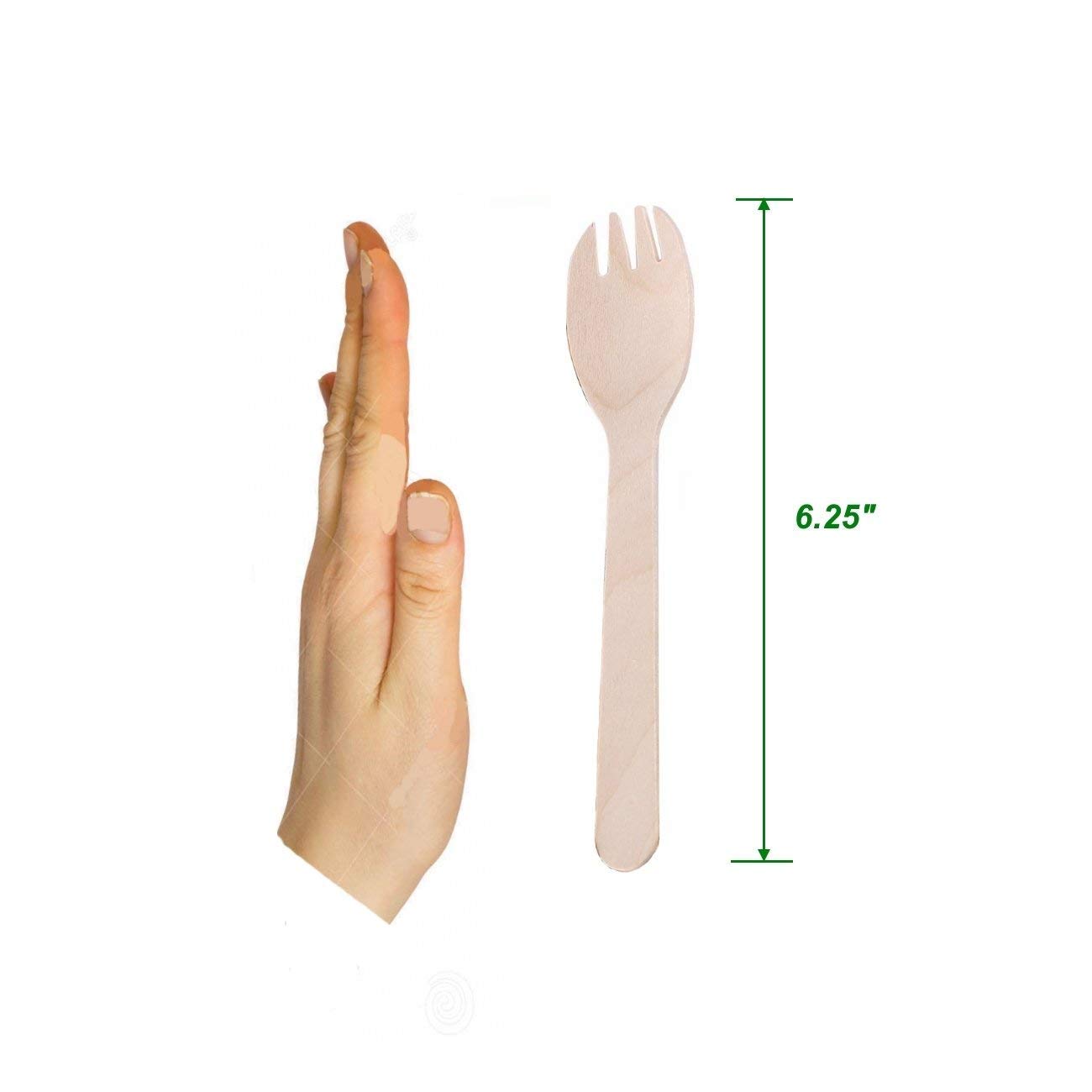 Compostable Bamboo Spork