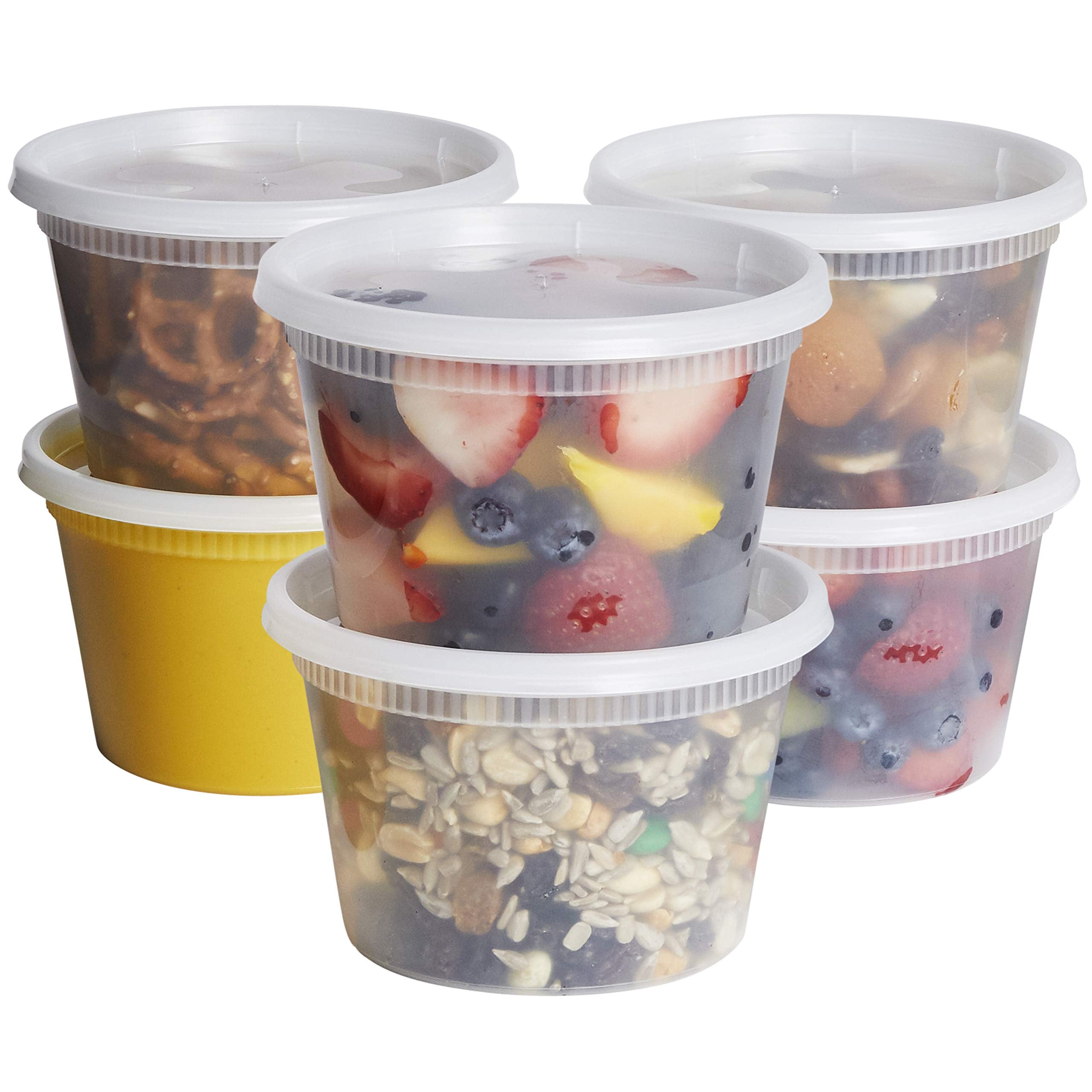 Compostable Deli PLA Bowl with Lids