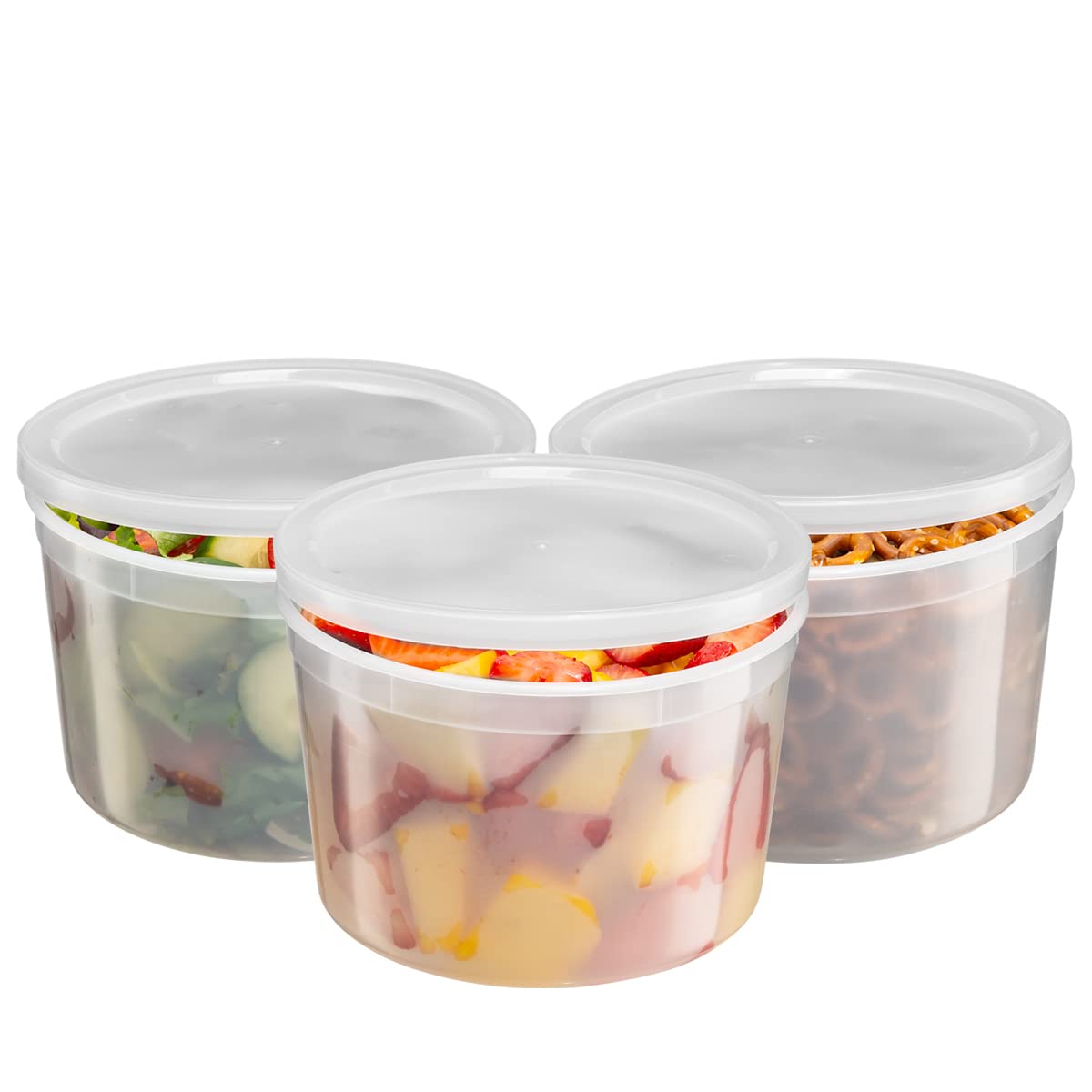 Compostable Deli PLA Bowl with Lids