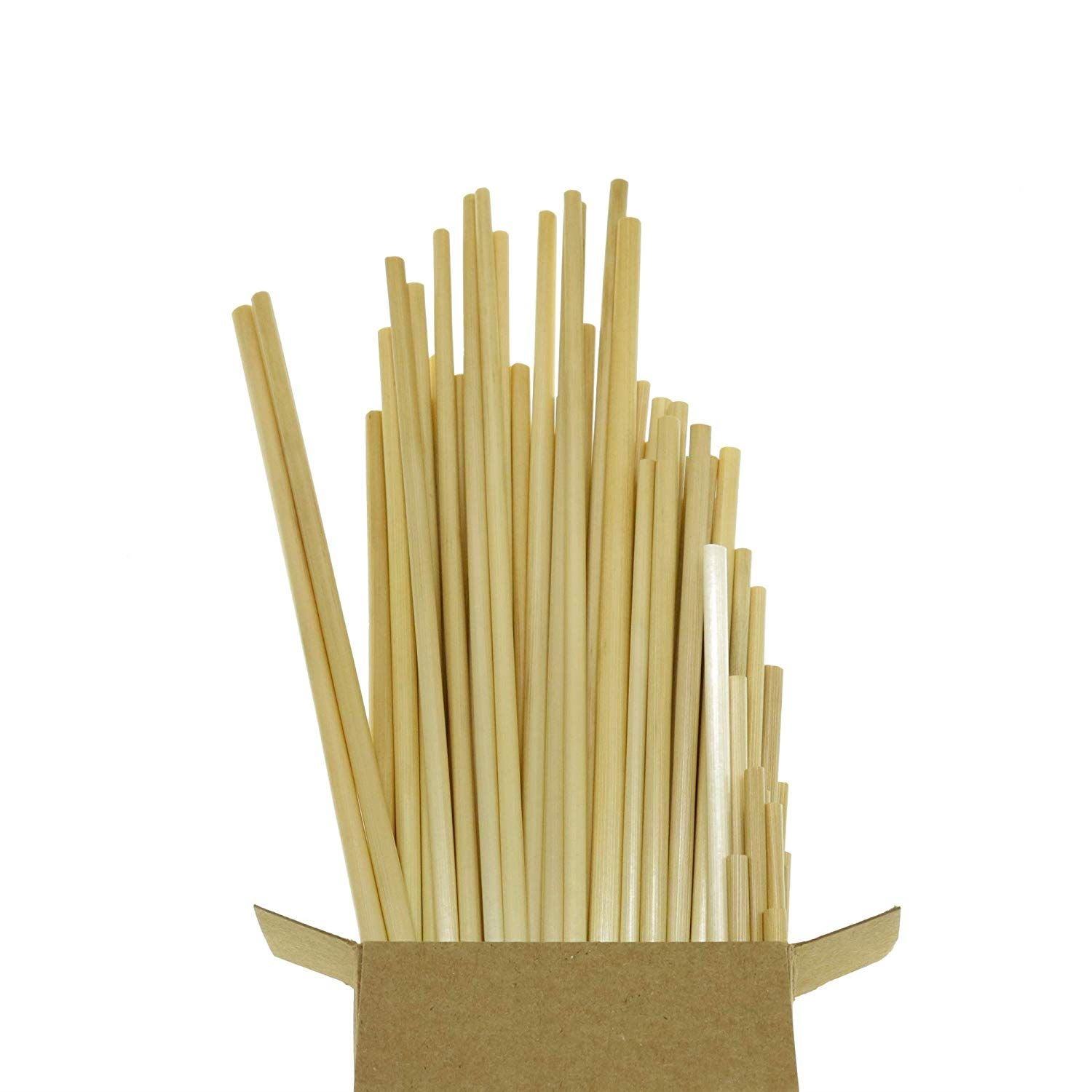Compostable Wrapped Bamboo Straws