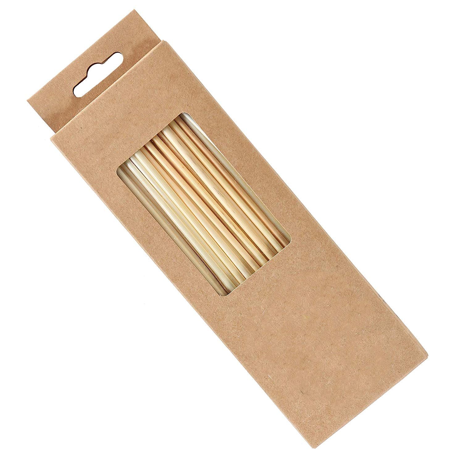 Compostable Wrapped Bamboo Straws