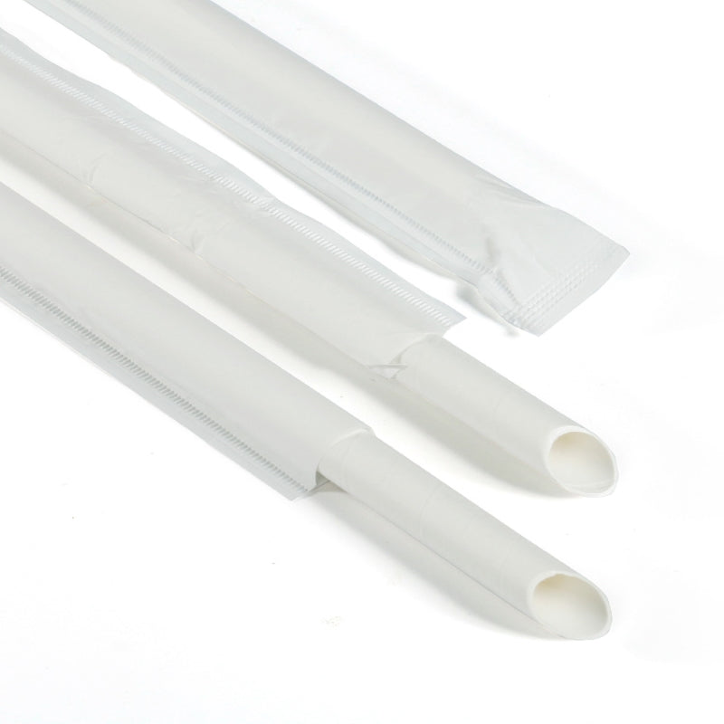 Compostable Wrapped Paper Straws