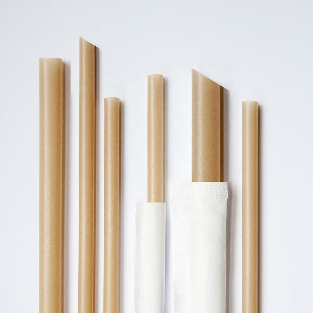 Compostable Wrapped Sugarcane Straws