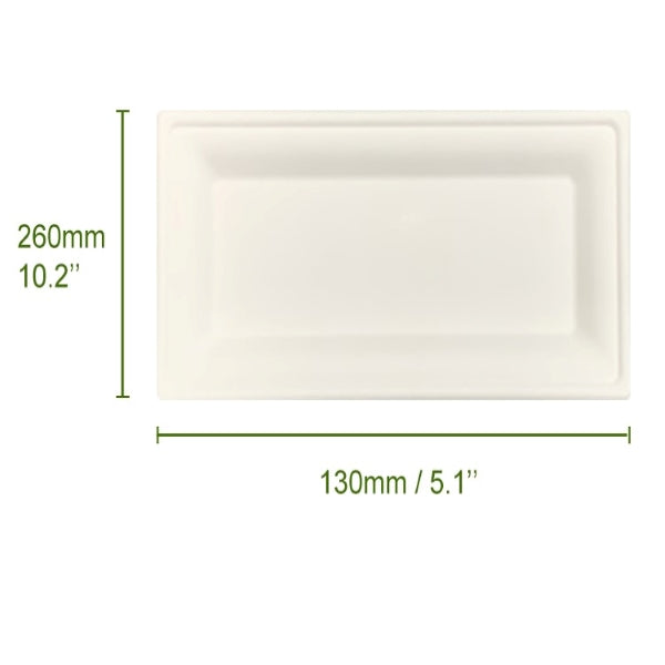 Disposable rectangle PLA plates