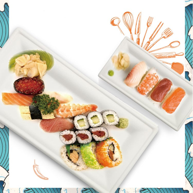 Disposable rectangle PLA plates