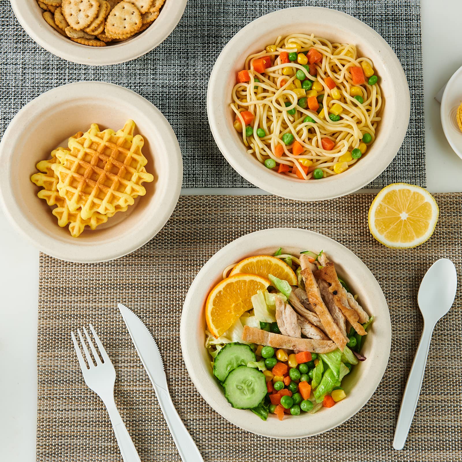 Biodegradable Sugarcane Bagasse Bowl