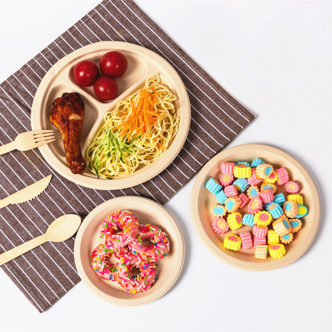 Bamboo Plates Disposable For Party