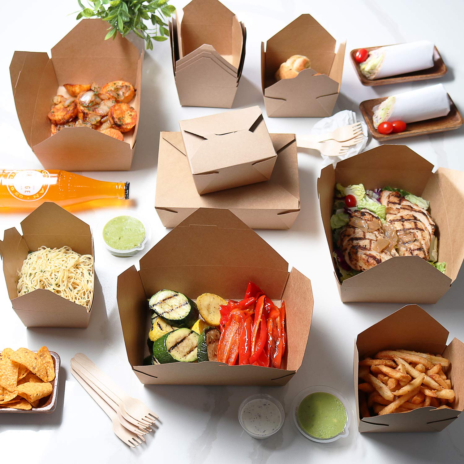 Eco Friendly Paper Collapsible Food Containers