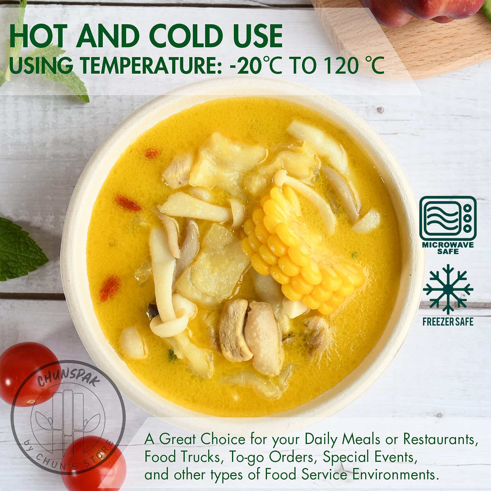 Eco-Friendly Microwave Hot Food Containers