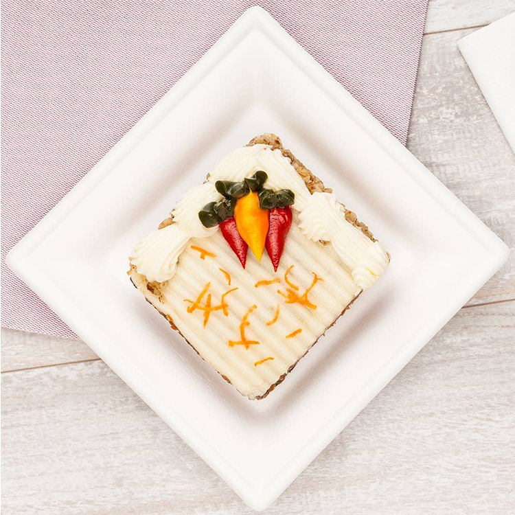 Eco-Friendly Disposable Square Plates