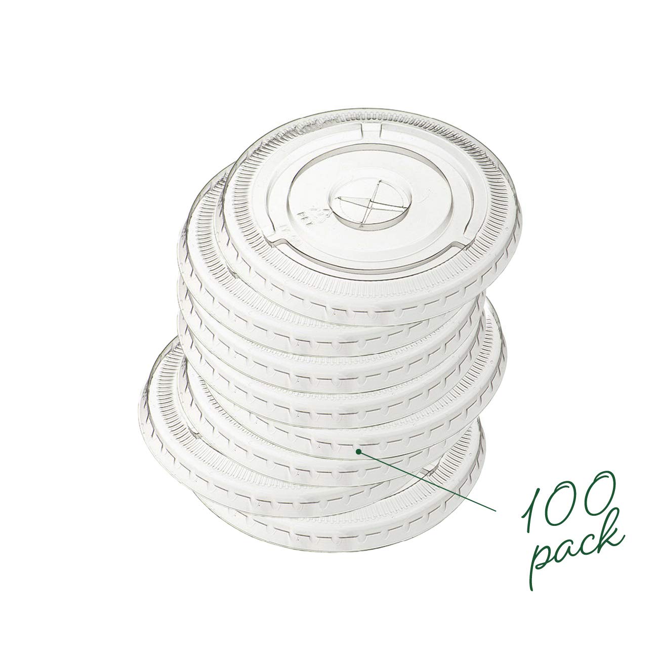 16 OZ Eco-Friendly Clear Lids