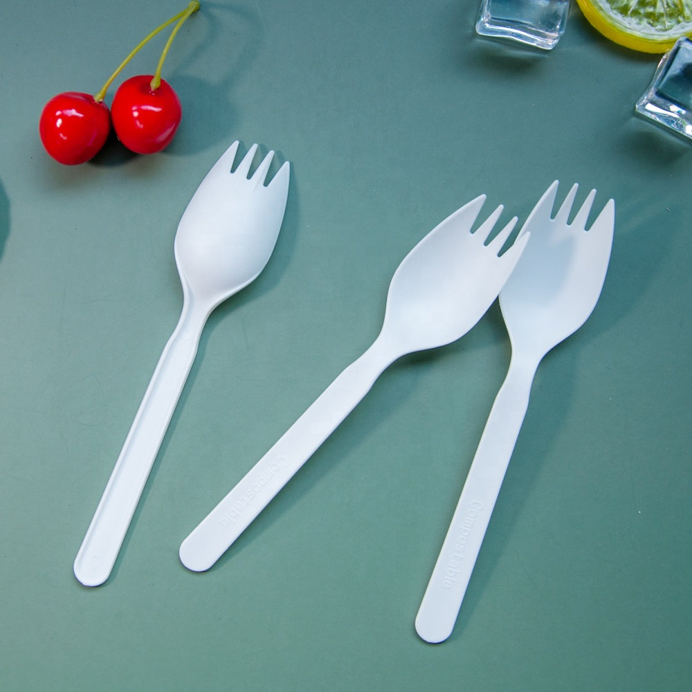 Compostable CPLA Spork