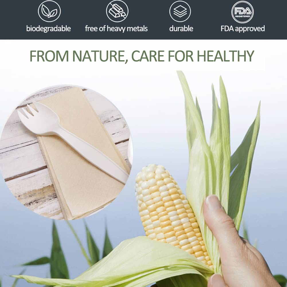 Compostable CPLA Spork