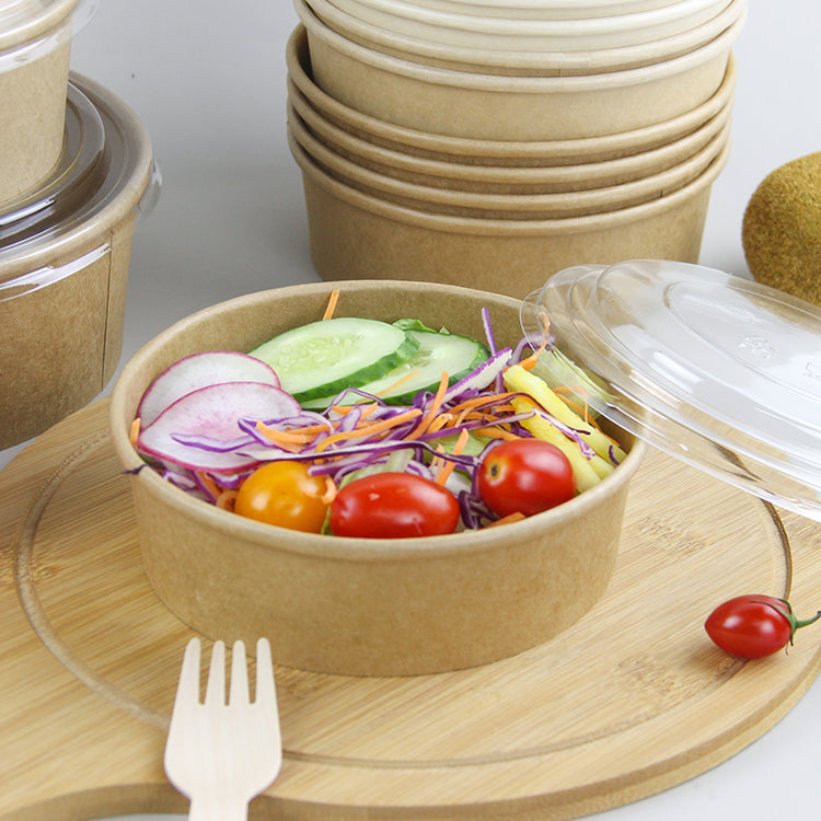 Compostable Paper Bowls With Lids