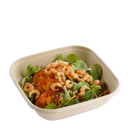 Compostable Large Square Bowls