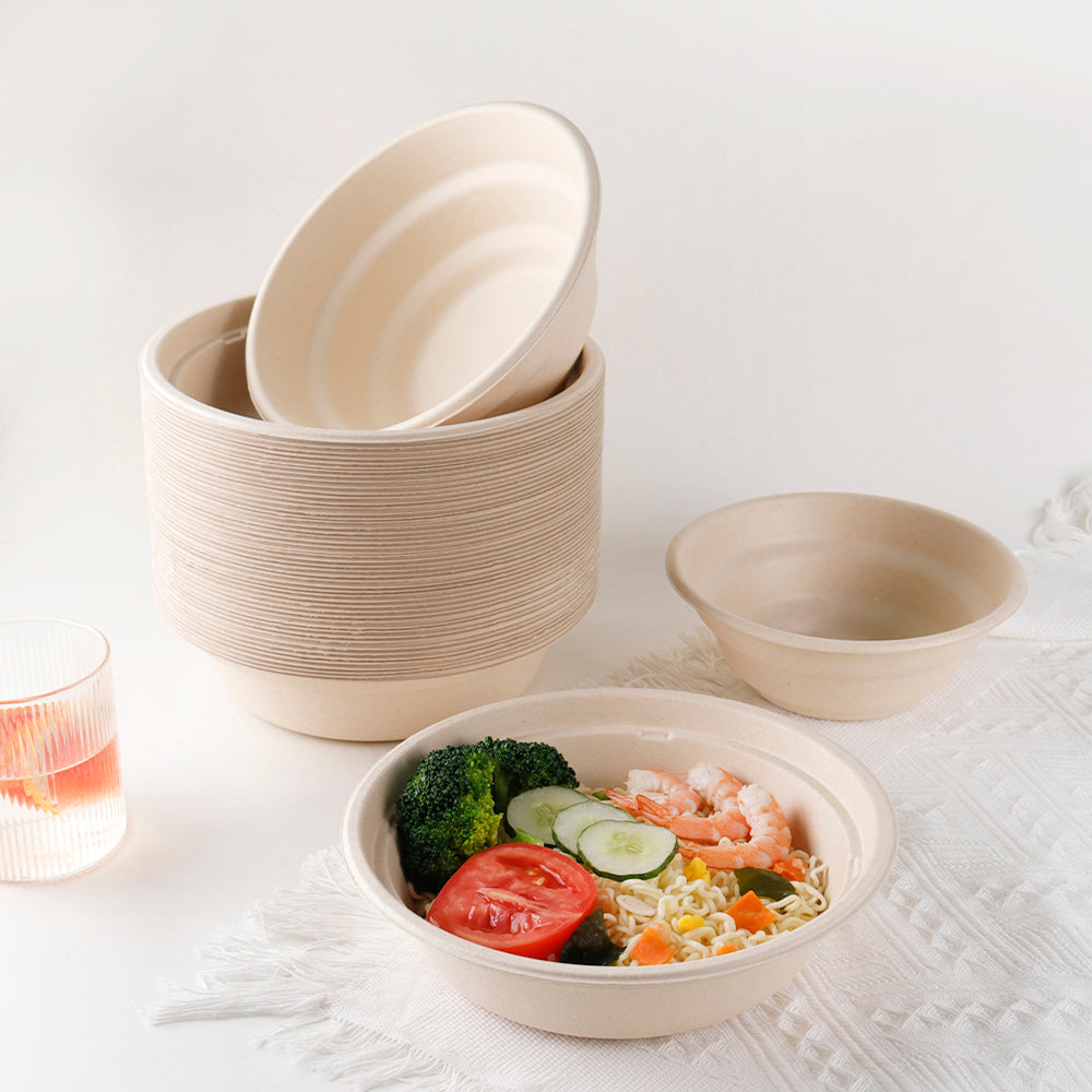 Biodegradable Round Paper Bowls
