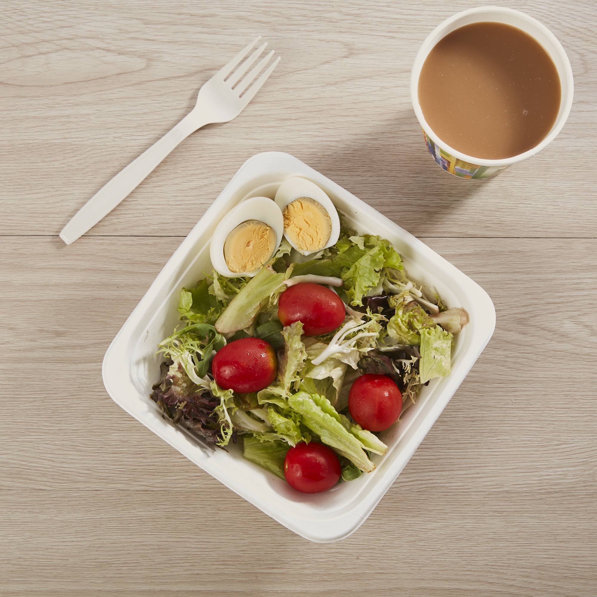 Compostable Large Square Bowls