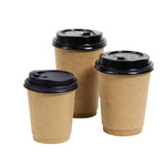 Biodegradable 8,10,12 OZ Insulated Double Wall Cups