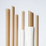 Compostable  Wrapped Sugarcane Straws