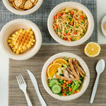 Biodegradable Sugarcane Bagasse  Bowl