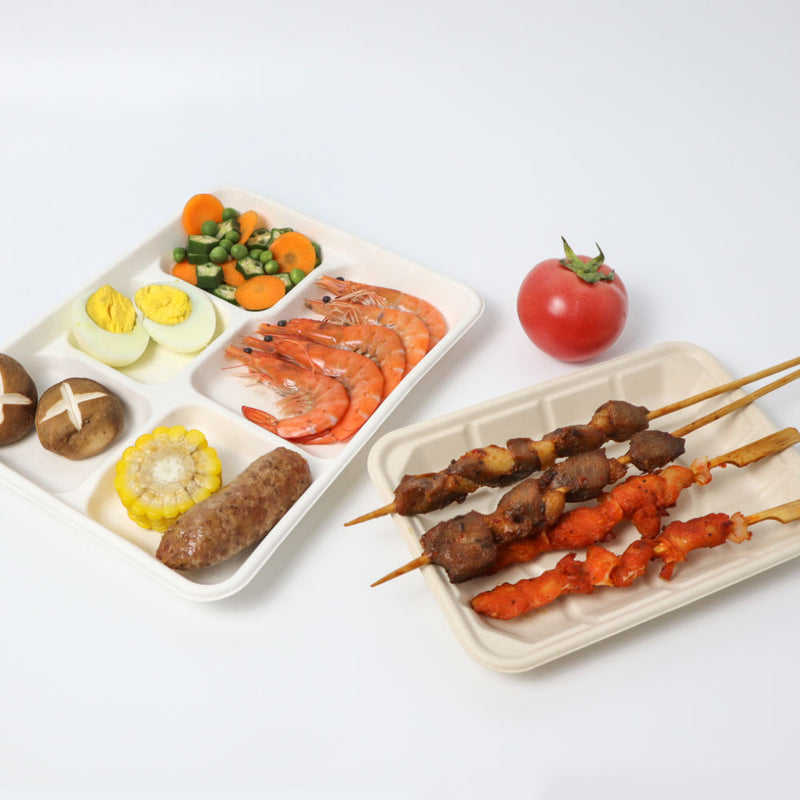 Biodegradable Compostable Lunch Trays