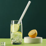 Biodegradable White Reusable Straws