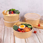 Biodegradable Disposable Bowls With Lids