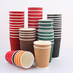 Biodegradable 8,10,12 OZ Insulated Double Wall Cups