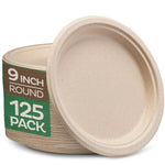 Compostable Sugarcane Oval Plates