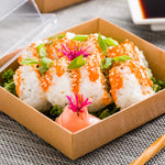 Compostable Paper Container For Sushi