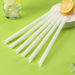 Biodegradable White Reusable Straws
